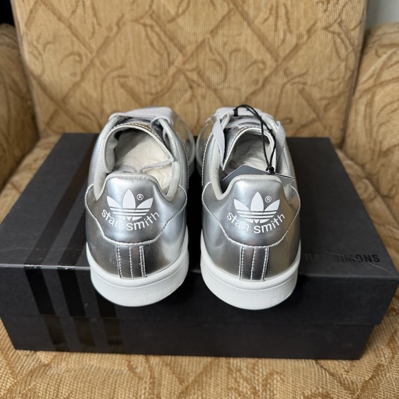 Raf Simons x Stan Smith \'Silver Metallic\' AQ2643 -‎ Size 9 VNDS!